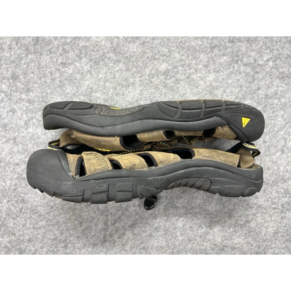 Keen Sandals Men's Size 13 Brown Leather Sport Hiking Sandals 110220 BISN